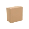 Black top and bottom cover, retro paper box, simple kraft paper square packaging box, Valentine's Day and birthday gift box Item Picture